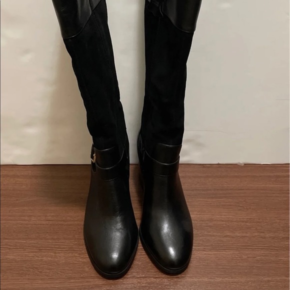 NEW GIANI BERNINI WOMEN'S JESSAA SUEDE CLOSED TOE KNEE HIGH BOOTS - Picture 4 of 8